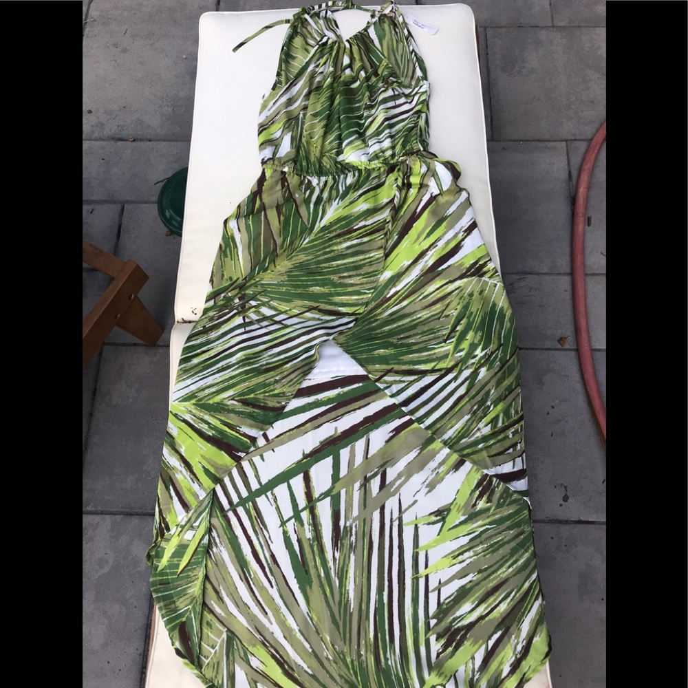 NWT Charming Charlie High Low Tropical Maxi